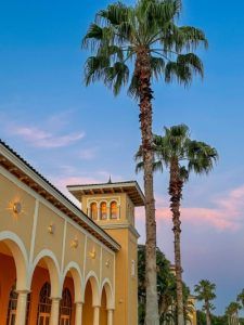 Rosen Shingle Creek is beautiful any time of day, but especially at sunset.