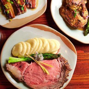 Enjoy tender prime rib from the Magical Dining menu.