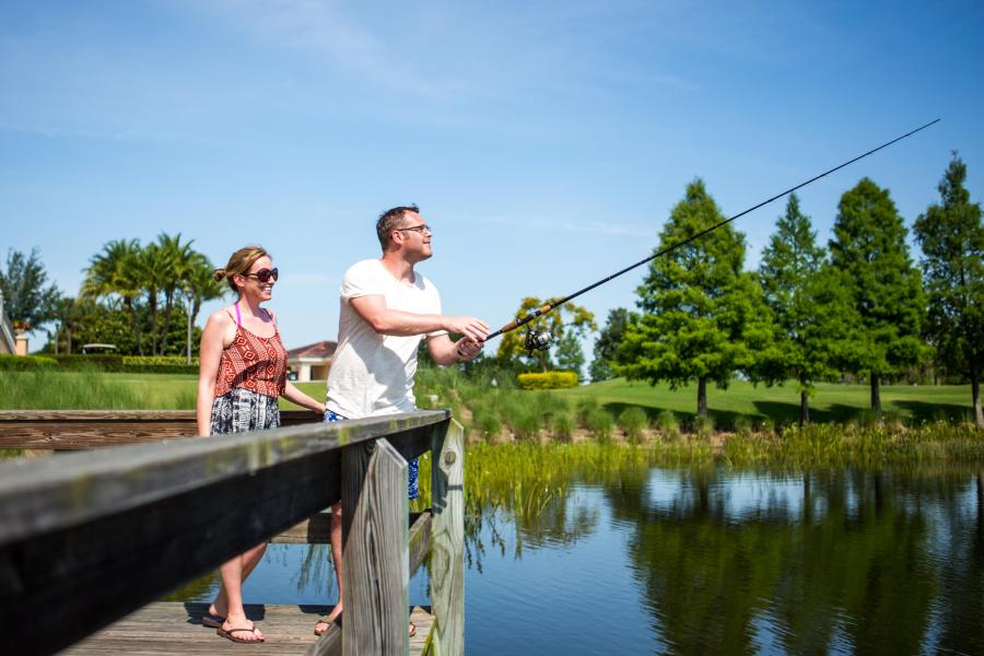 The fishing dock at Rosen Shingle Creek