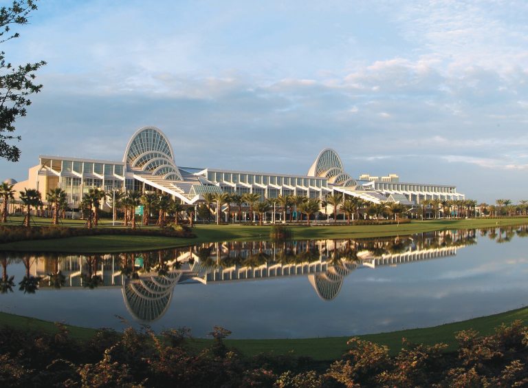 Exterior of the Orange County Convention Center (OCCC) in Orlando