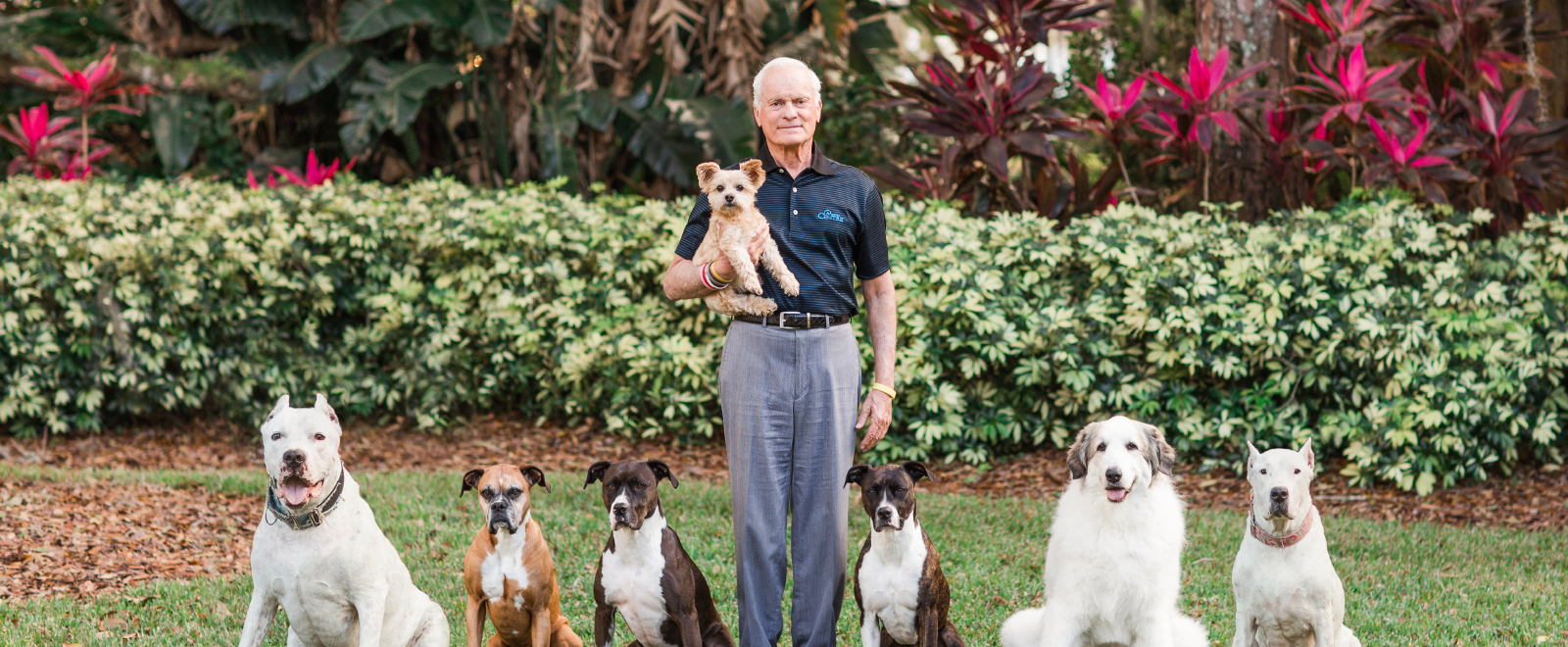 Harris Rosen and pets